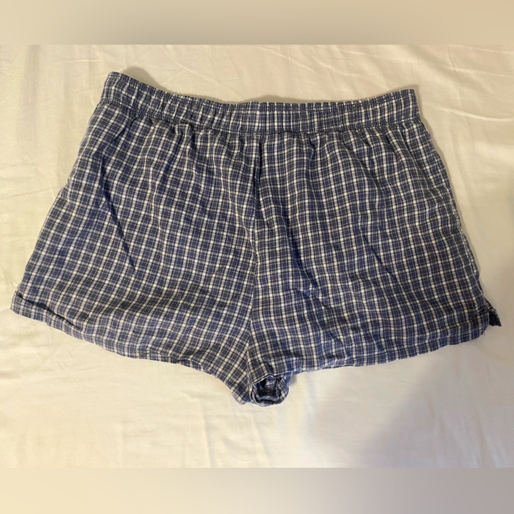 Colsie blue boxer night time short, size Medium women’s